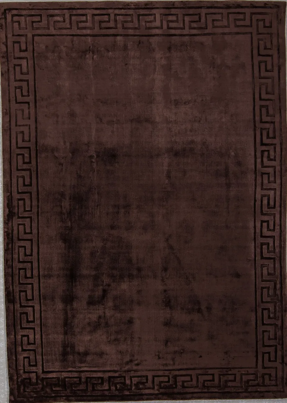 Индийский ковер из вискозы Greek Brown ОГL130V - 1