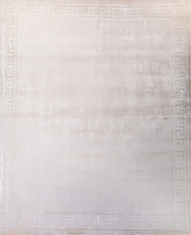 Индийский ковер из вискозы Greek White ОГL100V