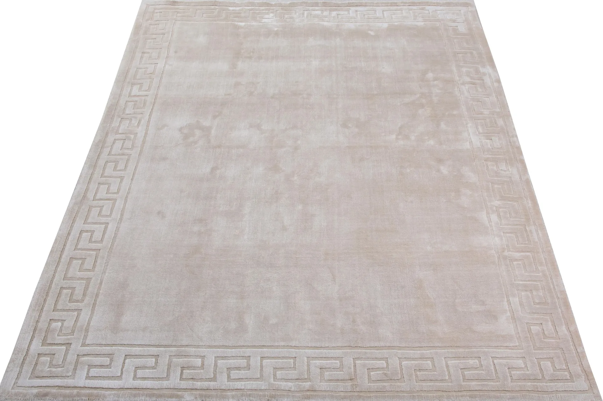 Индийский ковер из вискозы Greek White ОГL93V - 2