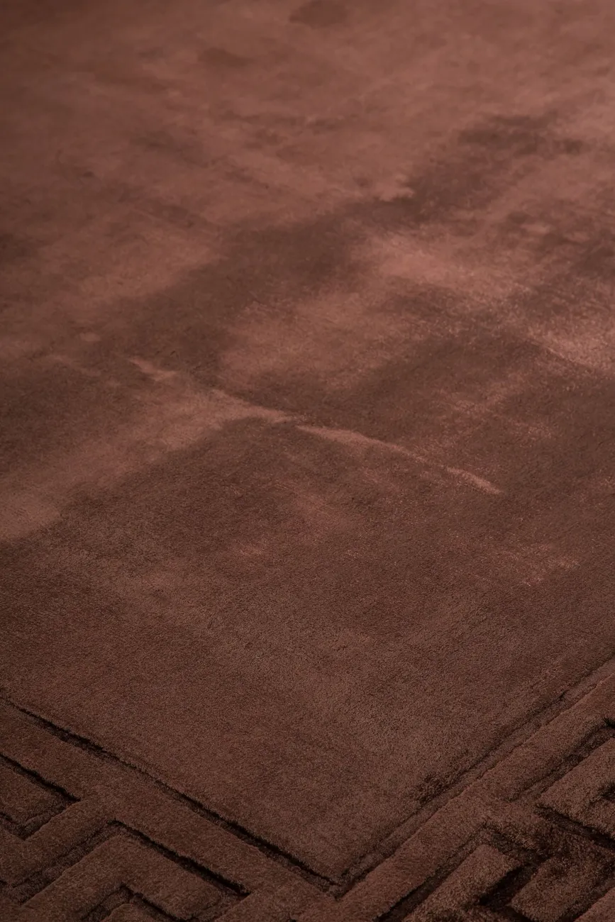 Индийский ковер из вискозы Greek Brown ОГL130V - 3
