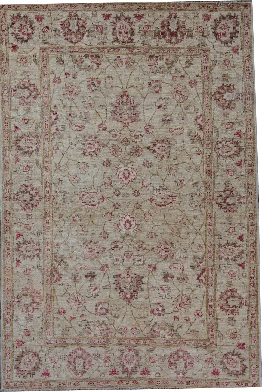 Афганский ковер из шерсти Чеби ZОГ1020WW - 1