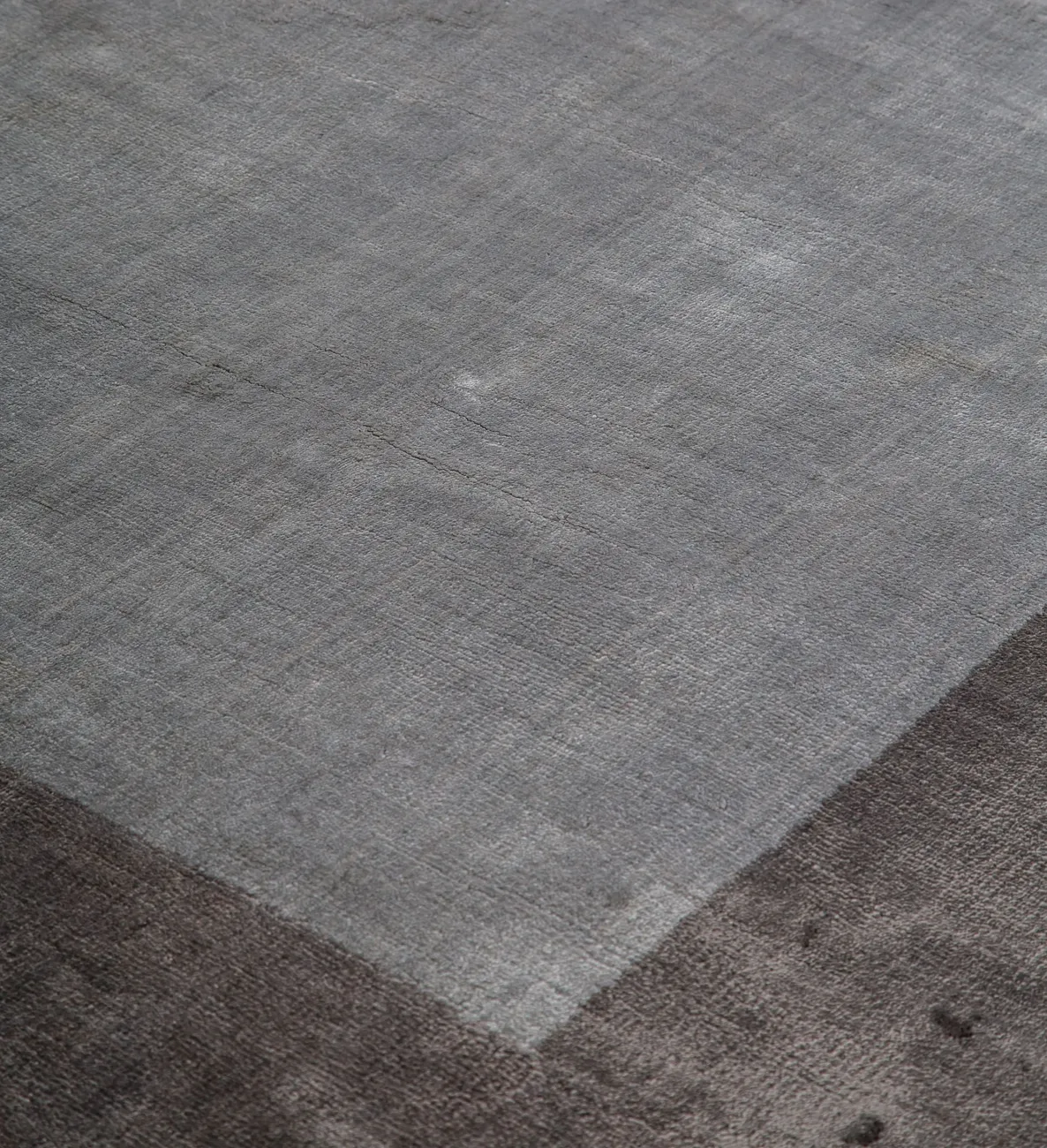 Индийский ковер из вискозы Plan Grey ОГL85V - 3