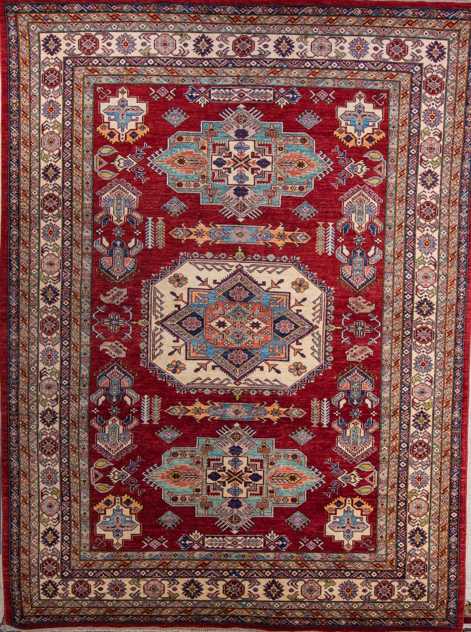 Афганский ковер из шерсти Казах ZОГ2210WW - 1