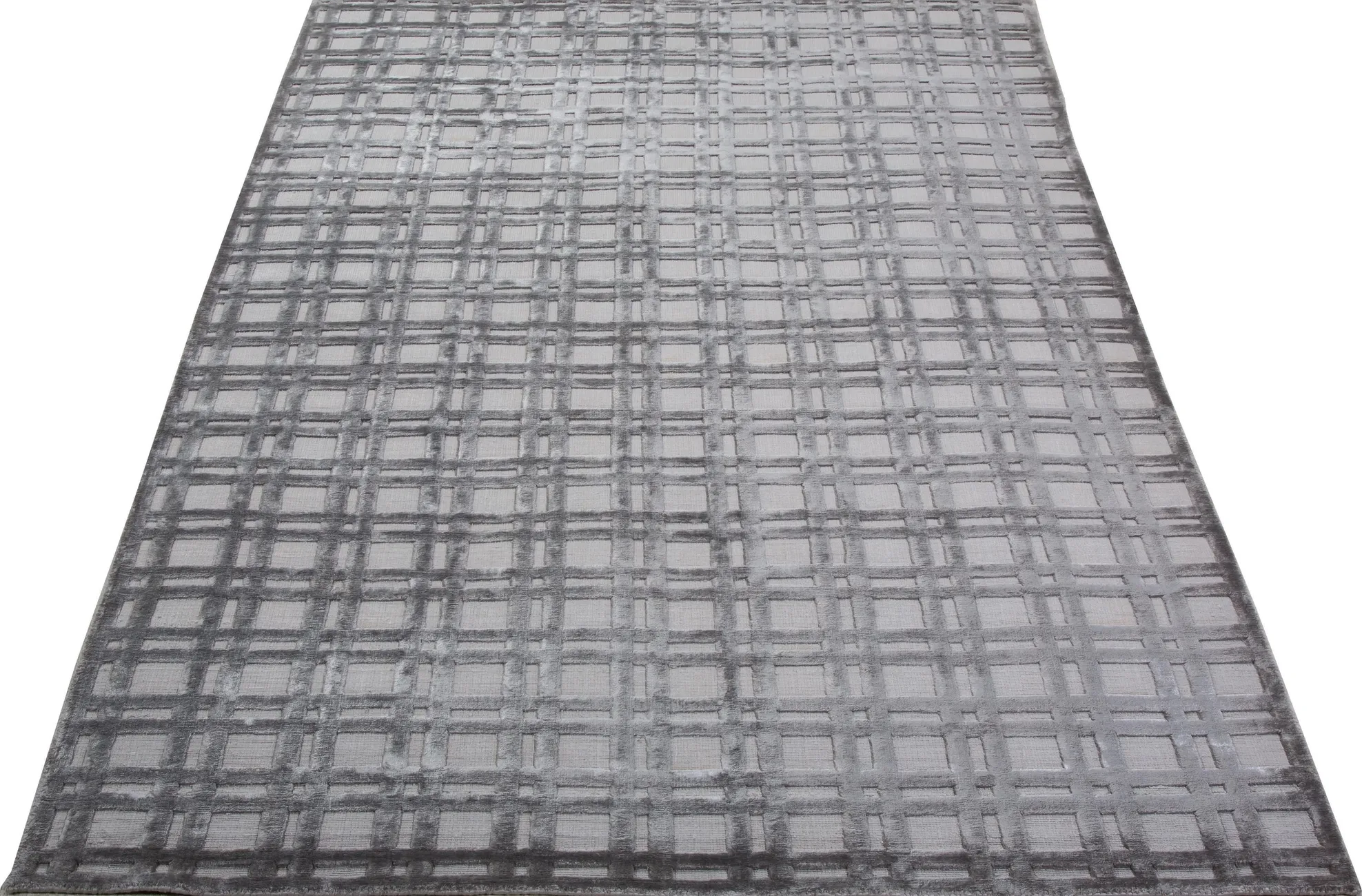 Индийский ковер из вискозы Spark Grey ОГL156V - 2