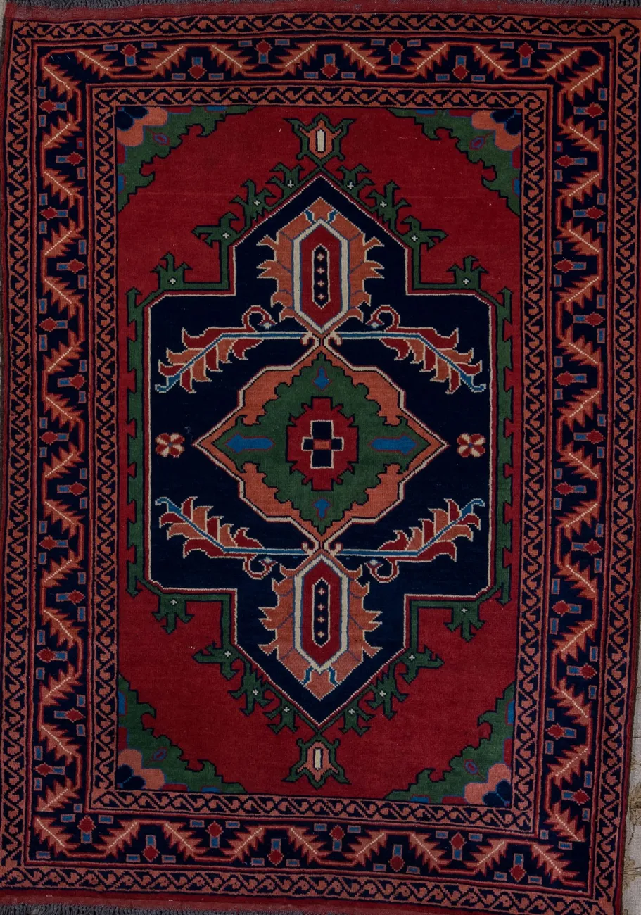 Афганский ковер из шерсти Меринос Г58WW - 1