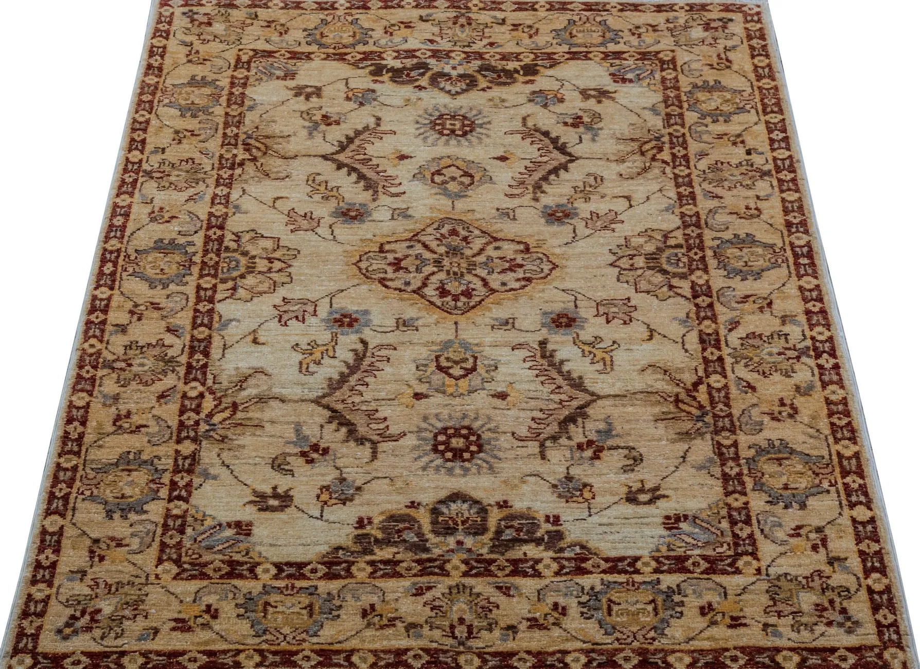 Афганский ковер из шерсти Чеби ZОГ52WW - 2