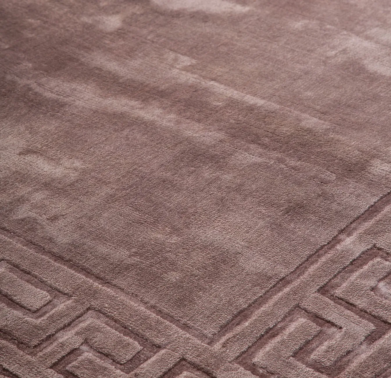 Индийский ковер из вискозы Greek Light Brown ОГL143V - 3