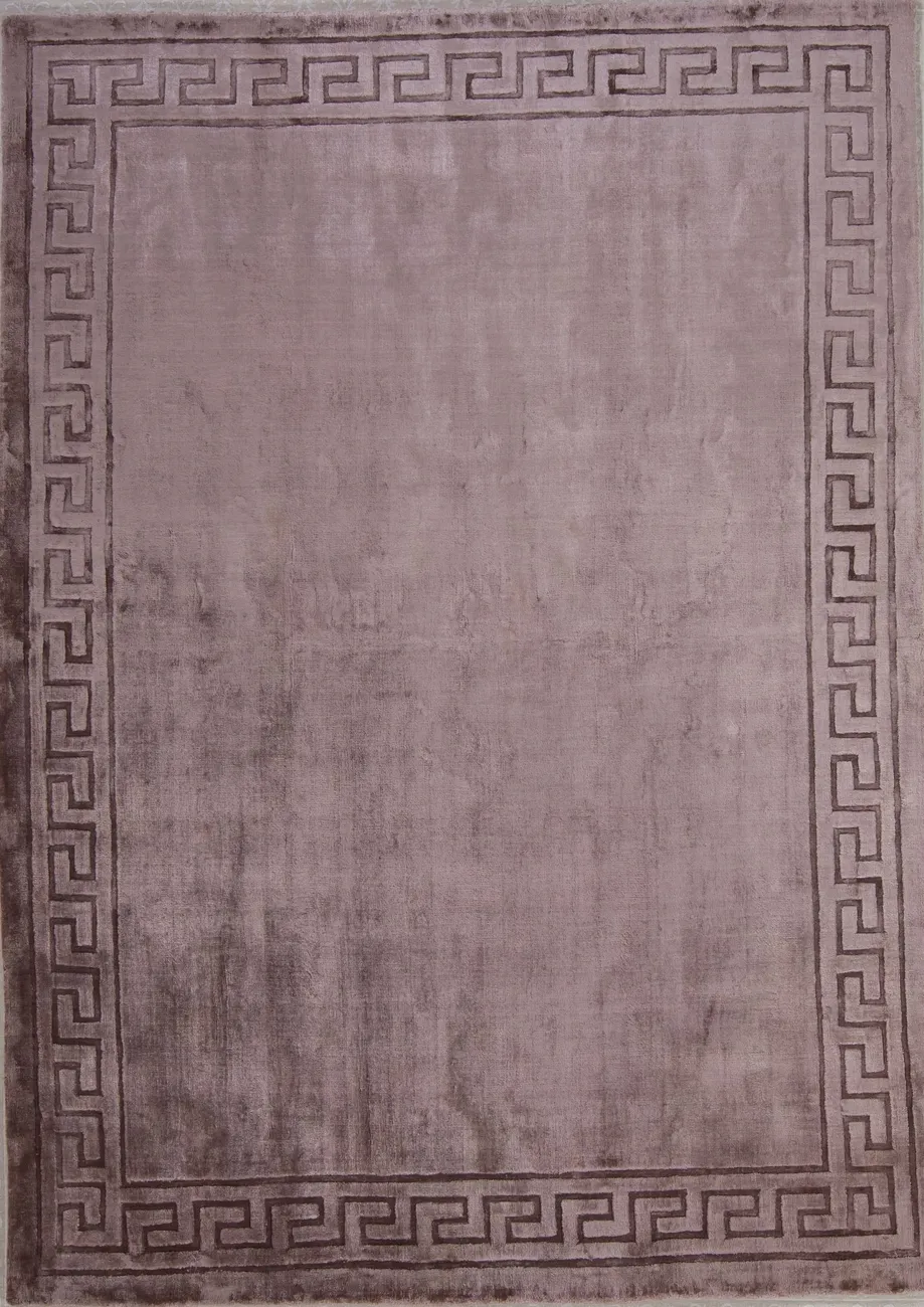 Индийский ковер из вискозы Greek Light Brown ОГL143V - 1