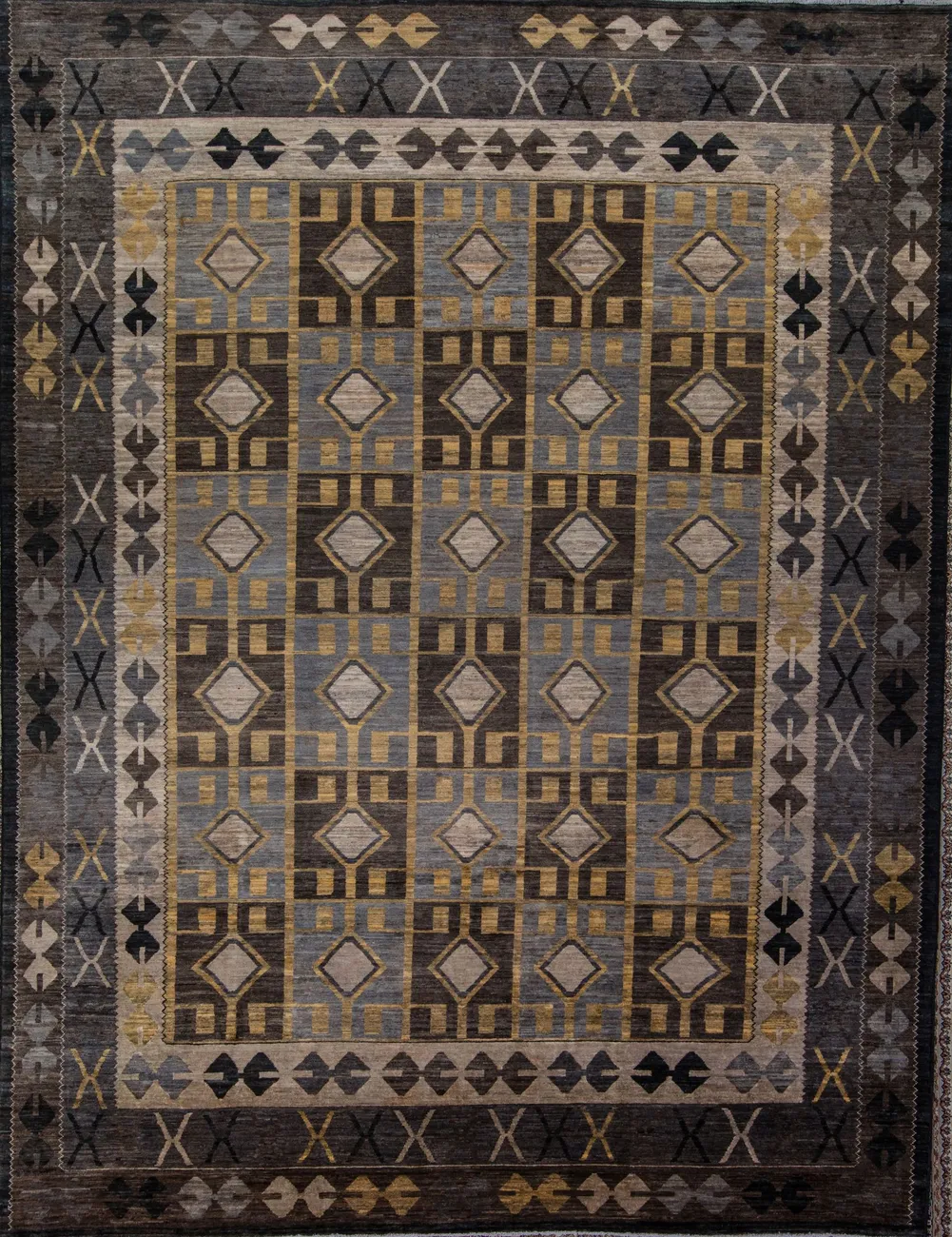 Афганский ковер из шерсти Абстракция Z3525WW - 1